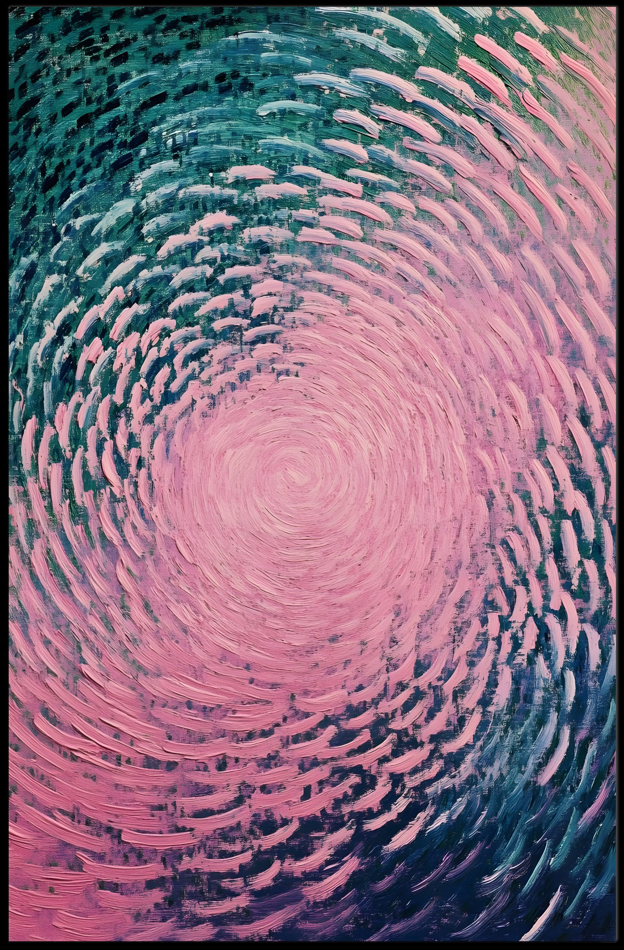 Swirling Colors Abstract Poster Art Print