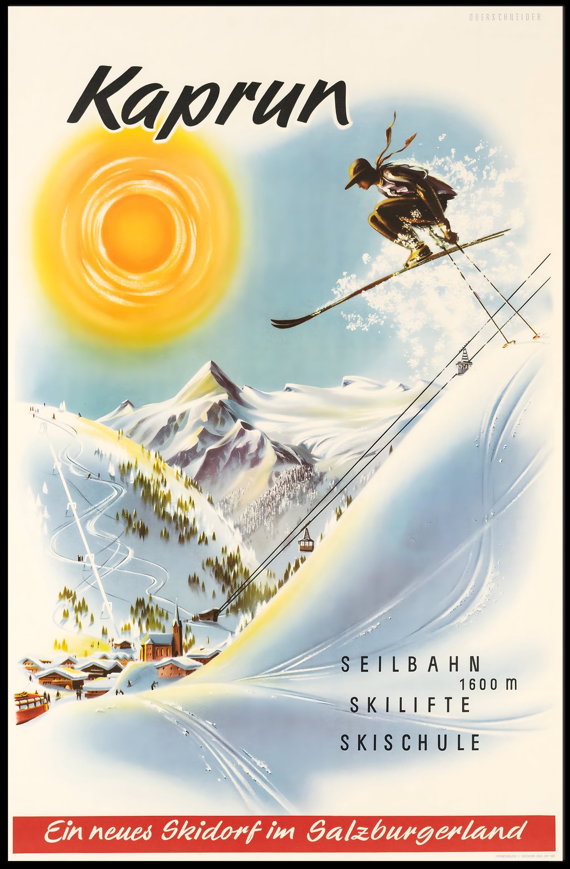 Discover Kaprun: A New Ski Village Poster PosterGoat