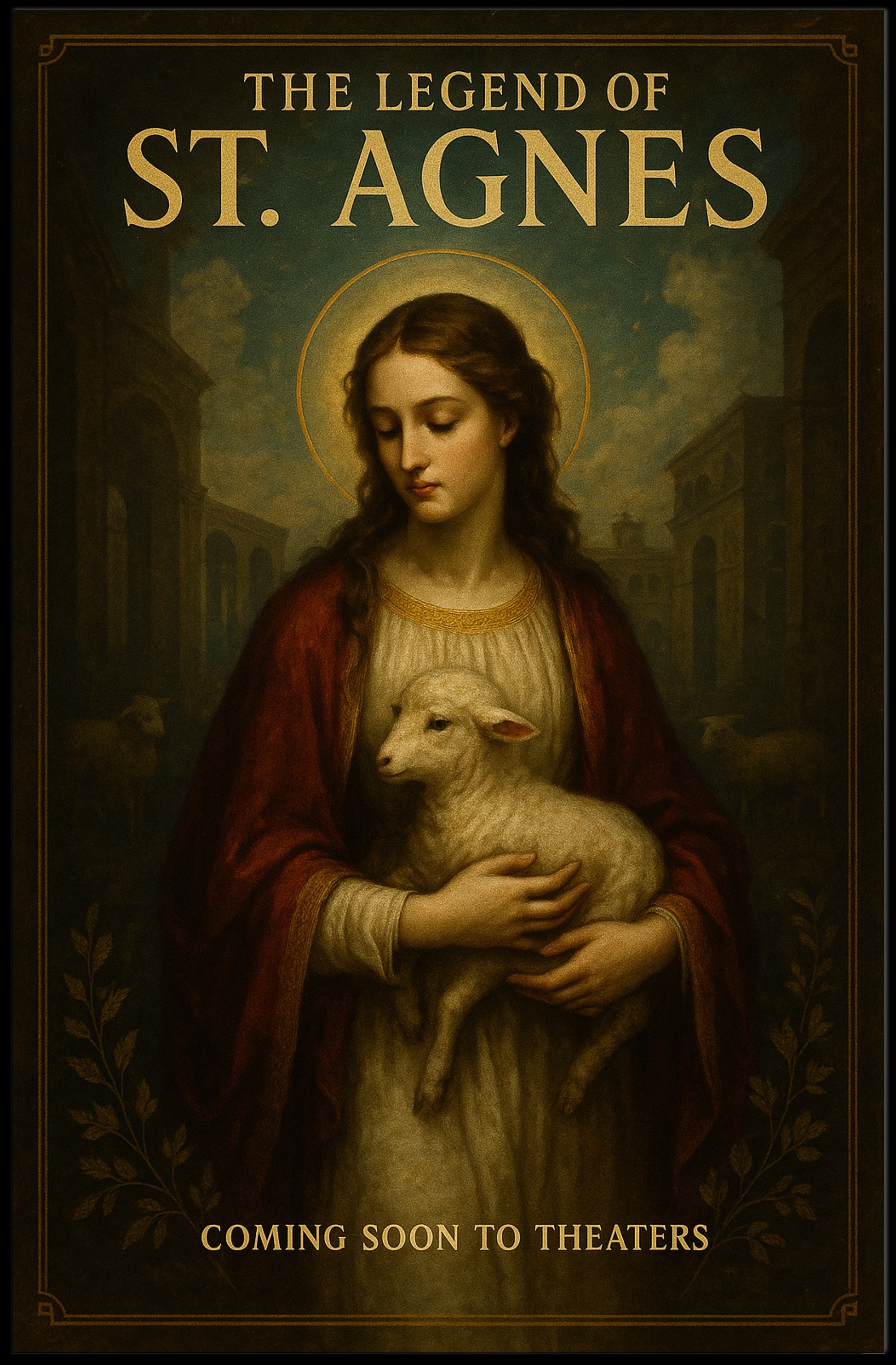 The Legend of St. Agnes Poster PosterGoat