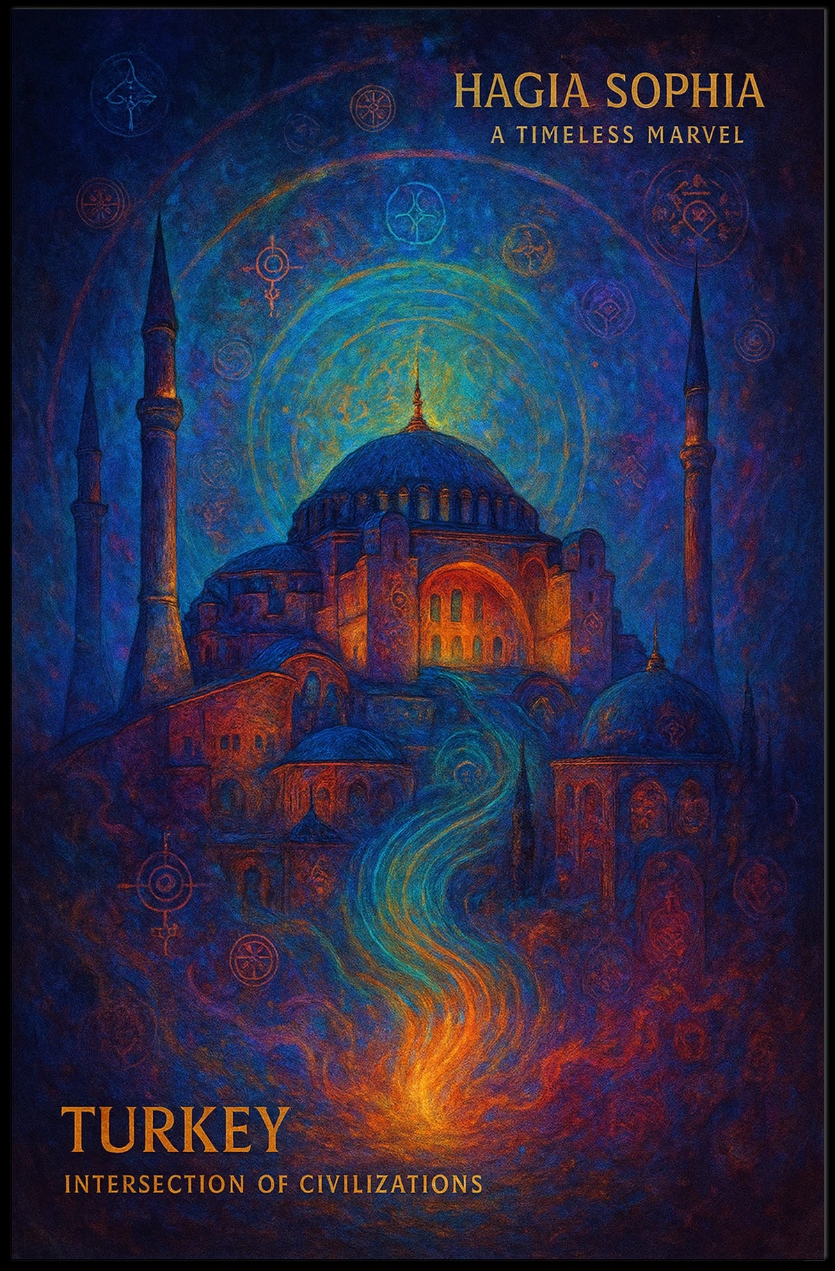 Hagia Sophia A Timeless Marvel Poster