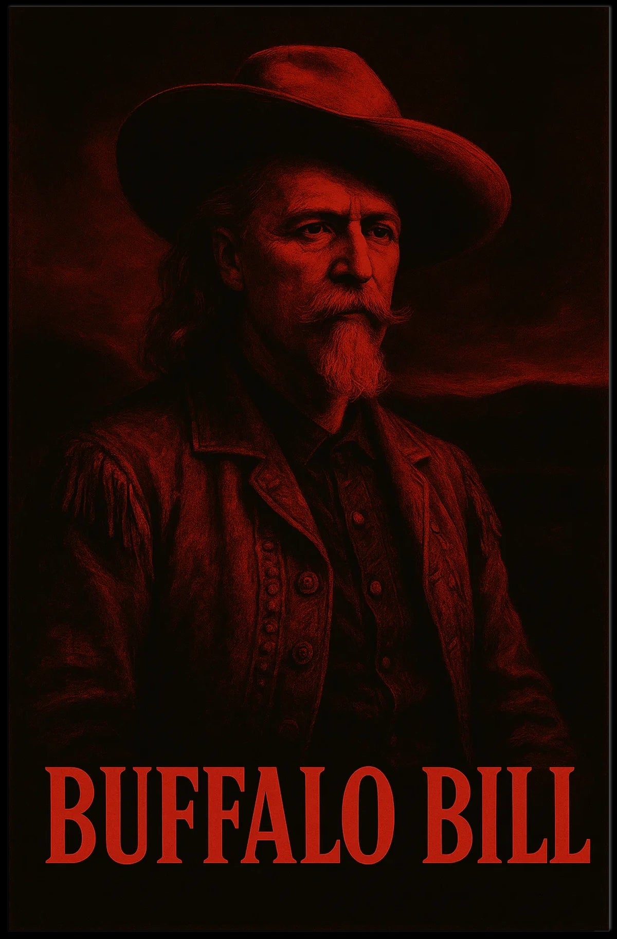 Buffalo Bill Western Heritage Historical Poster