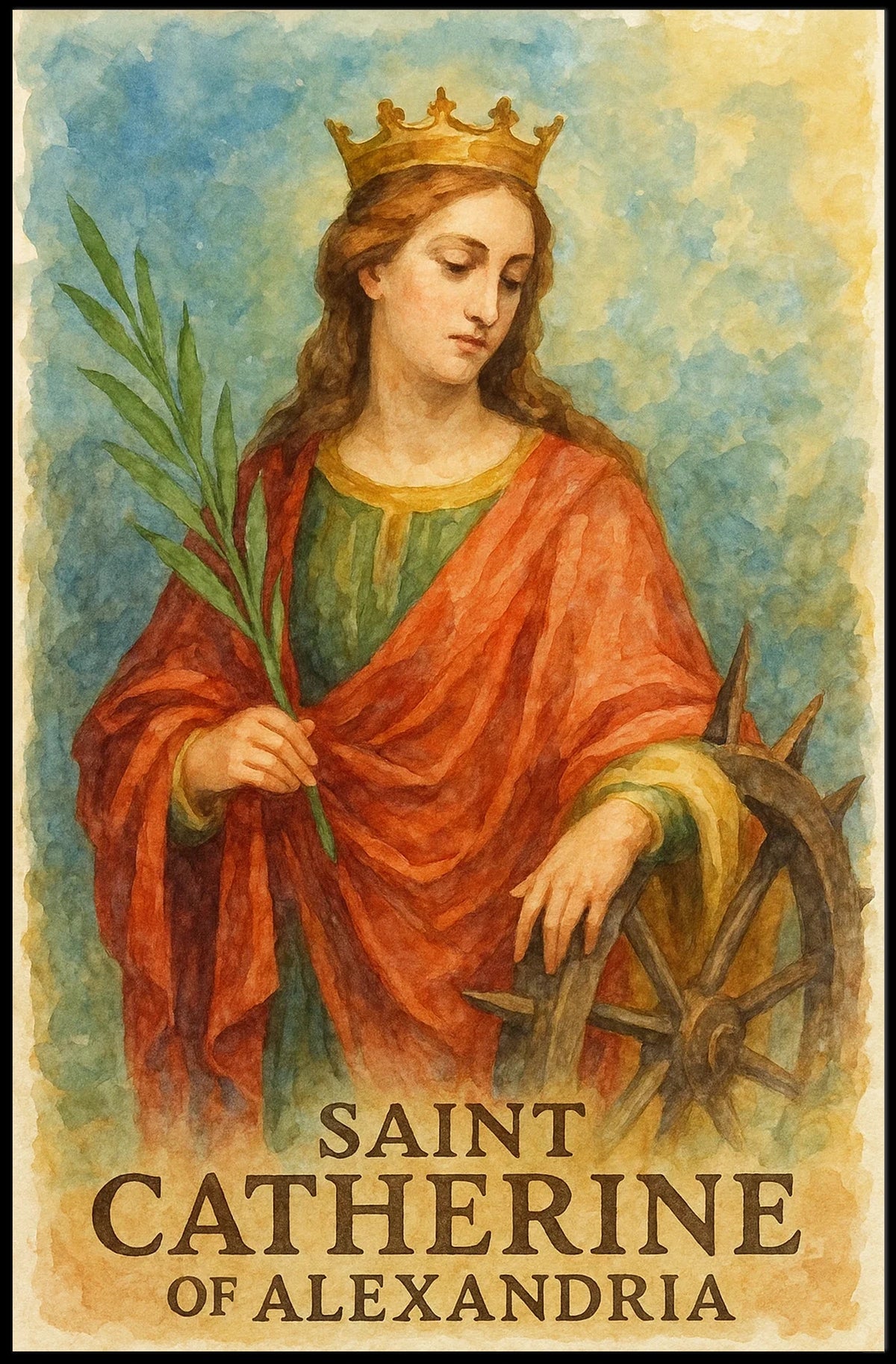 Saint Catherine of Alexandria Poster
