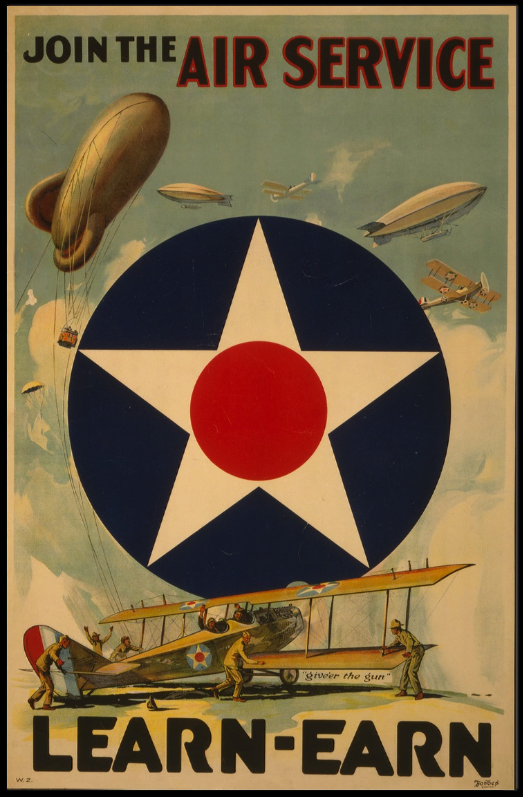 Join the Air Service Recruitment Poster PosterGoat