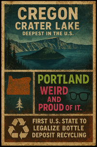 Discover Oregon Poster
