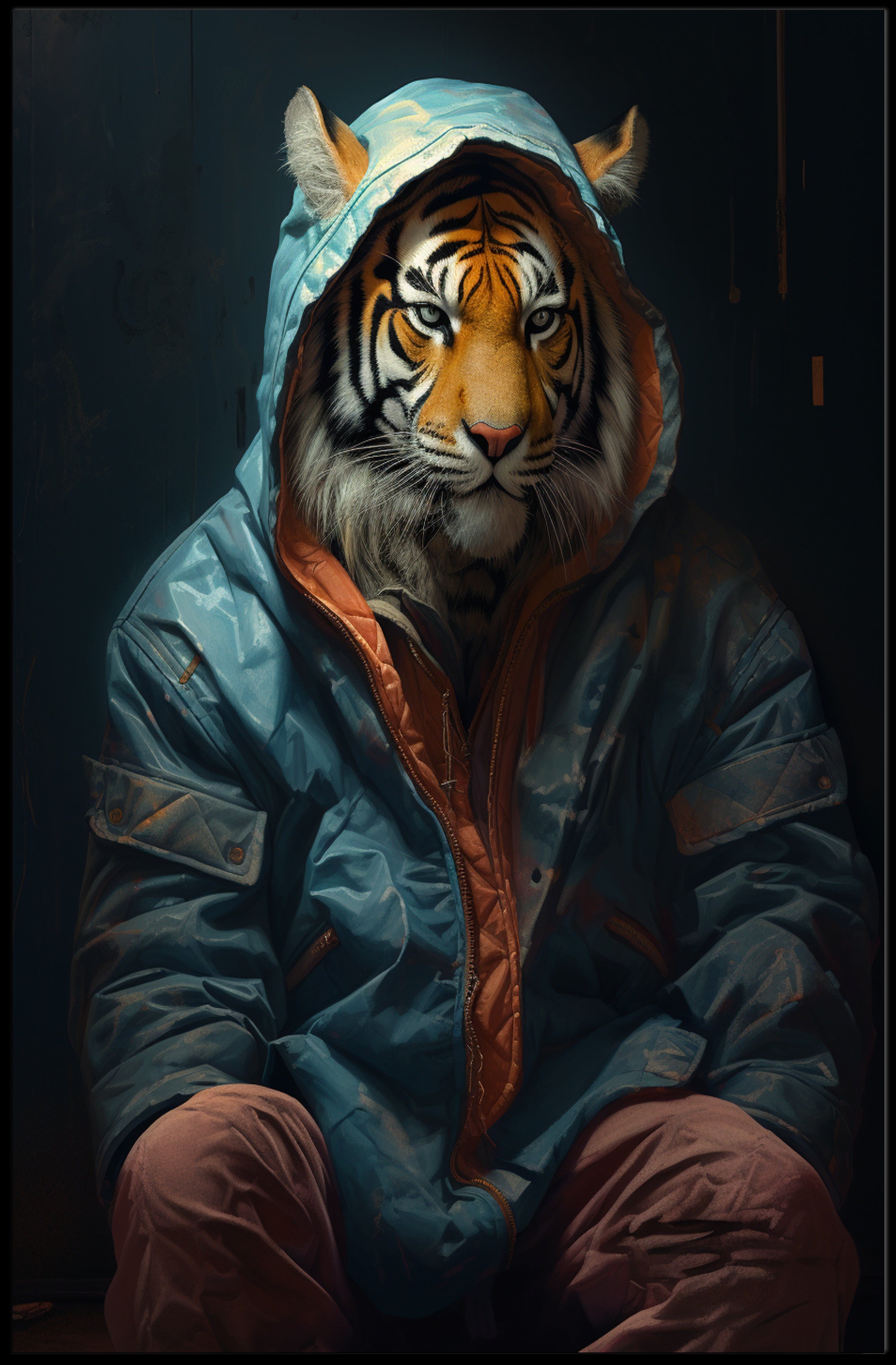 Urban Tiger Poster PosterGoat