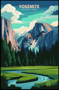 Yosemite National Park Poster