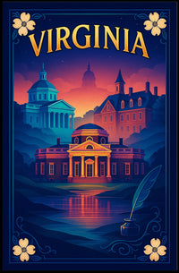 Virginia A Historical Tribute Poster