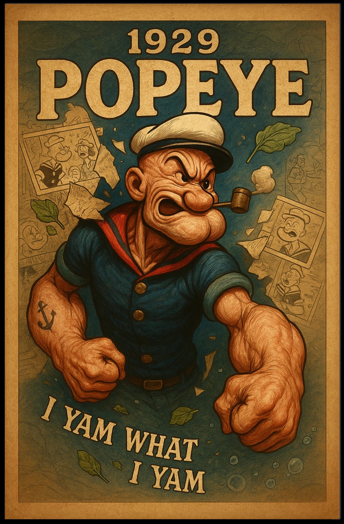 Popeye 1929 Art Poster POP-28