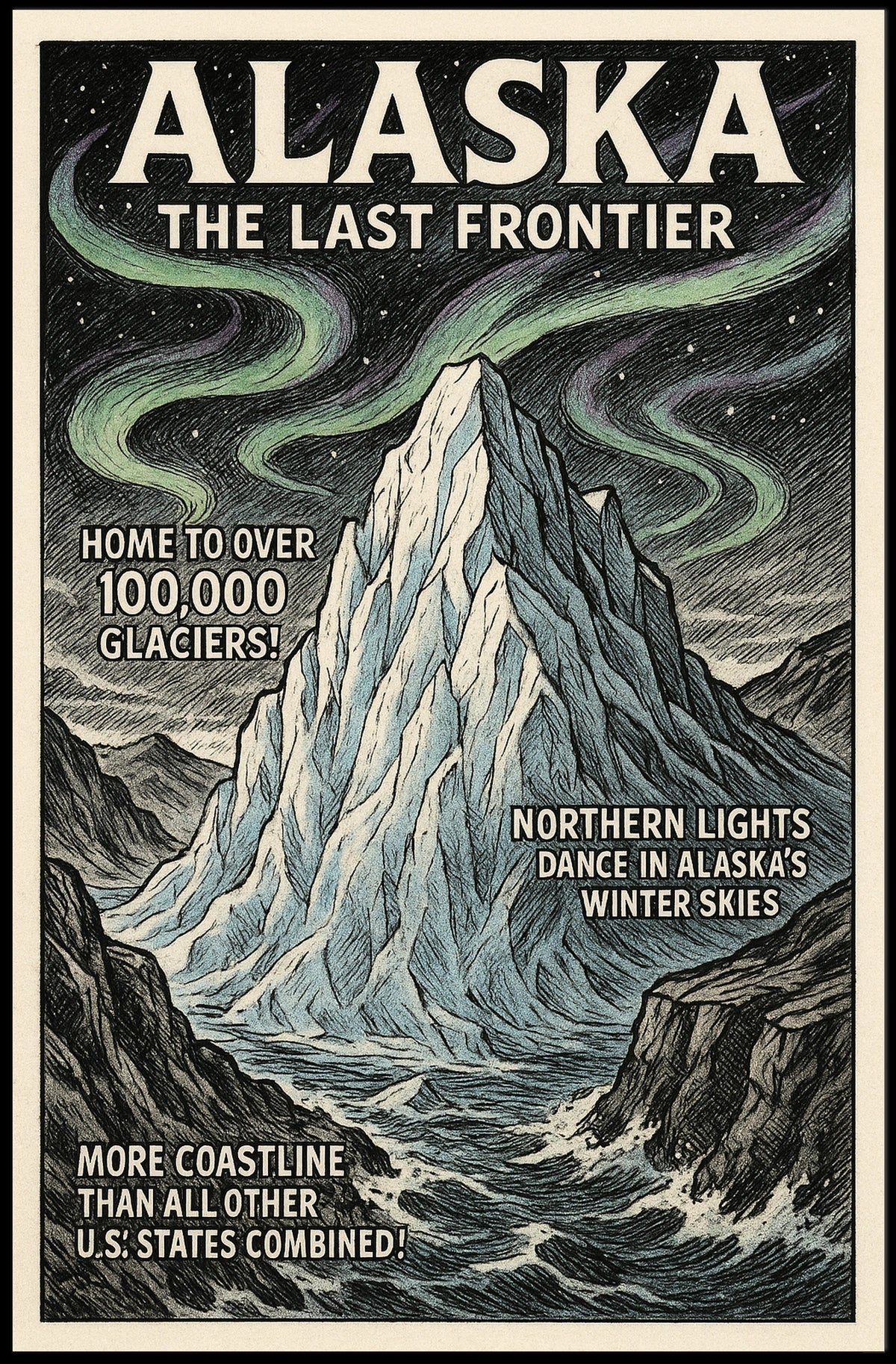 Alaska The Last Frontier Poster