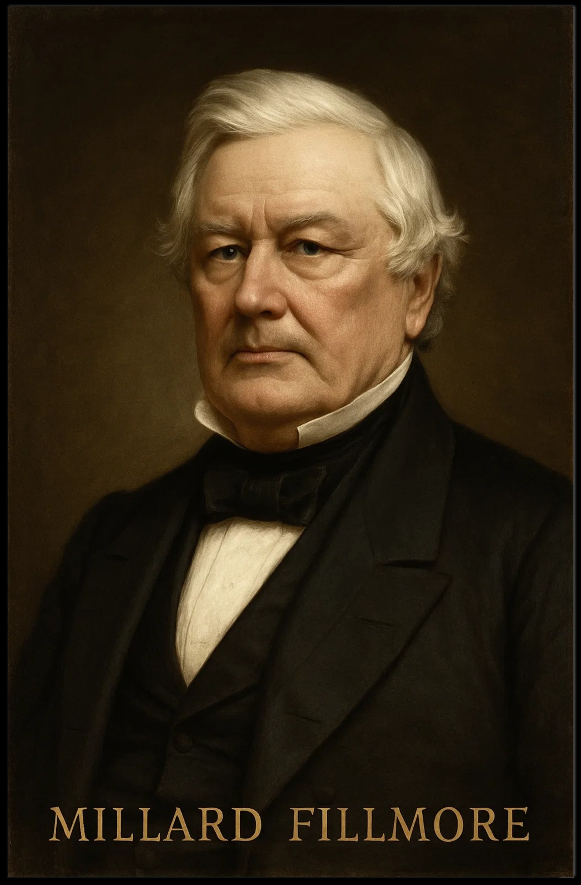 Millard Fillmore Presidential Portrait Poster
