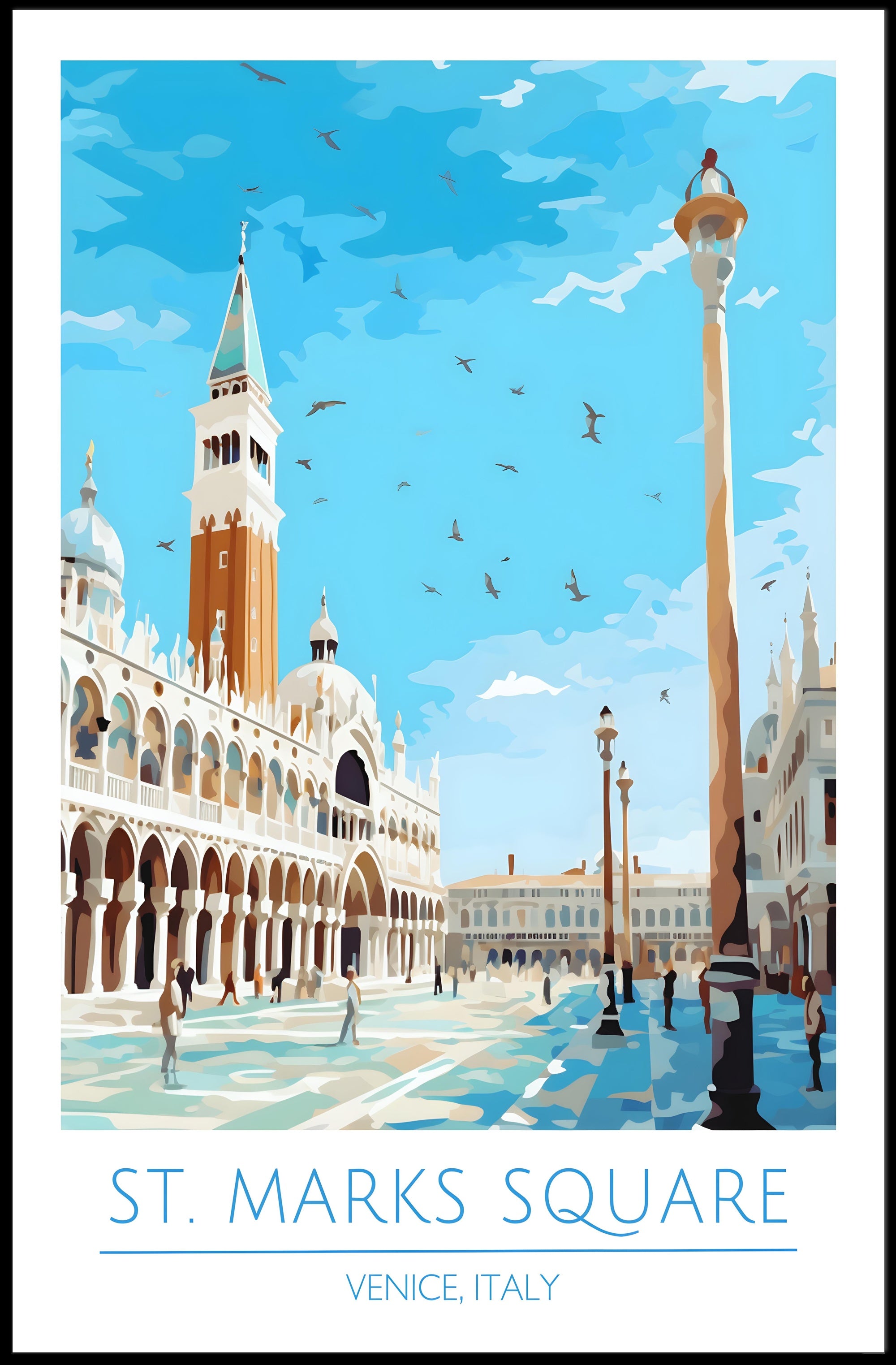 St. Mark's Square, Venice Poster