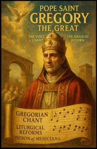 Pope Saint Gregory the Great Poster PosterGoat