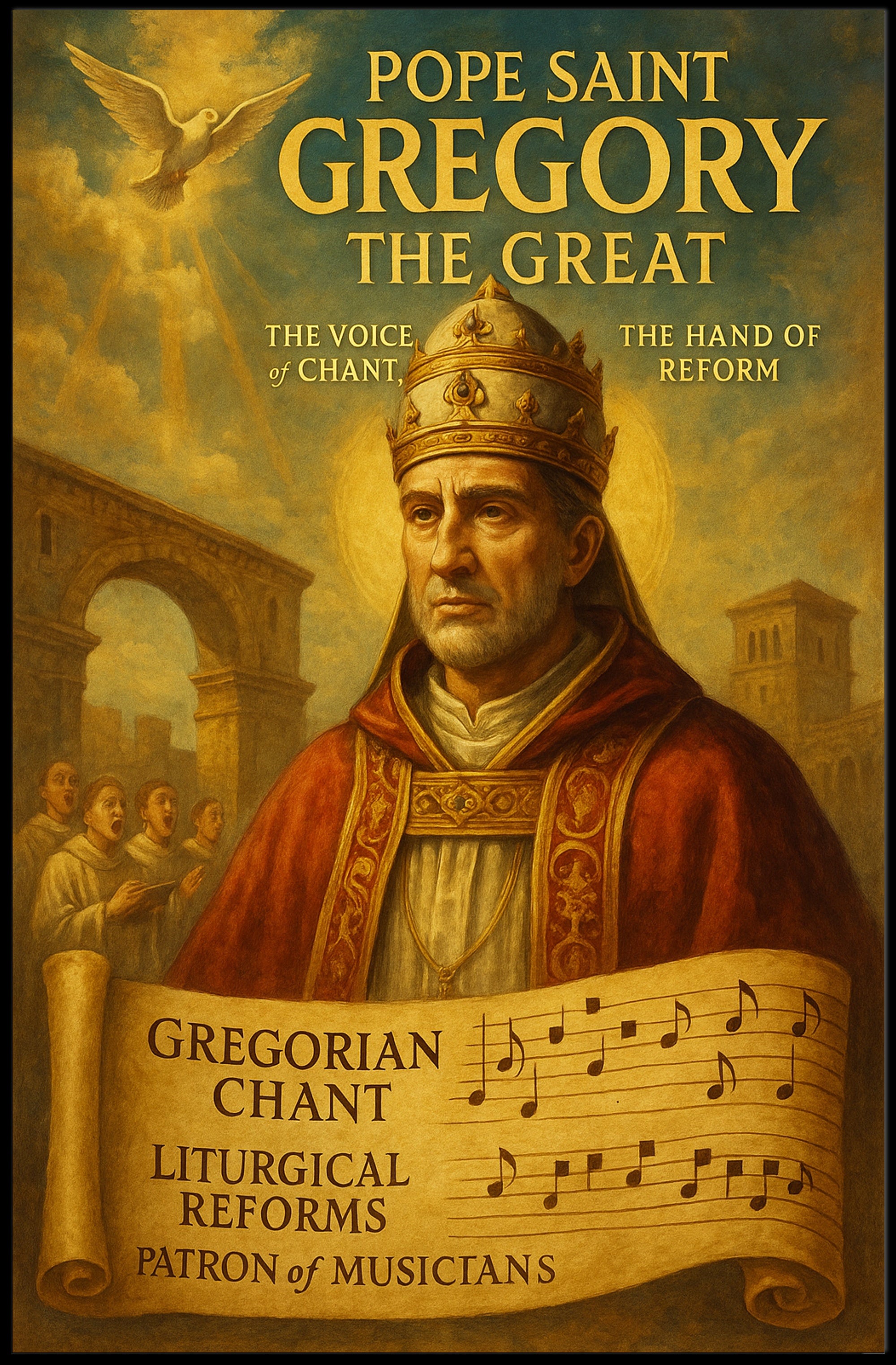 Pope Saint Gregory the Great Poster PosterGoat