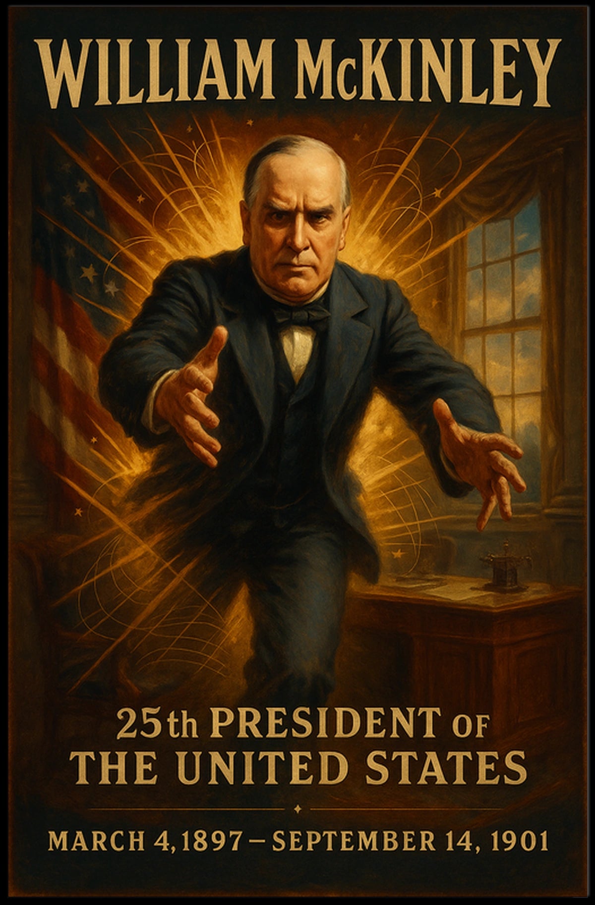 William McKinley 25th President Poster