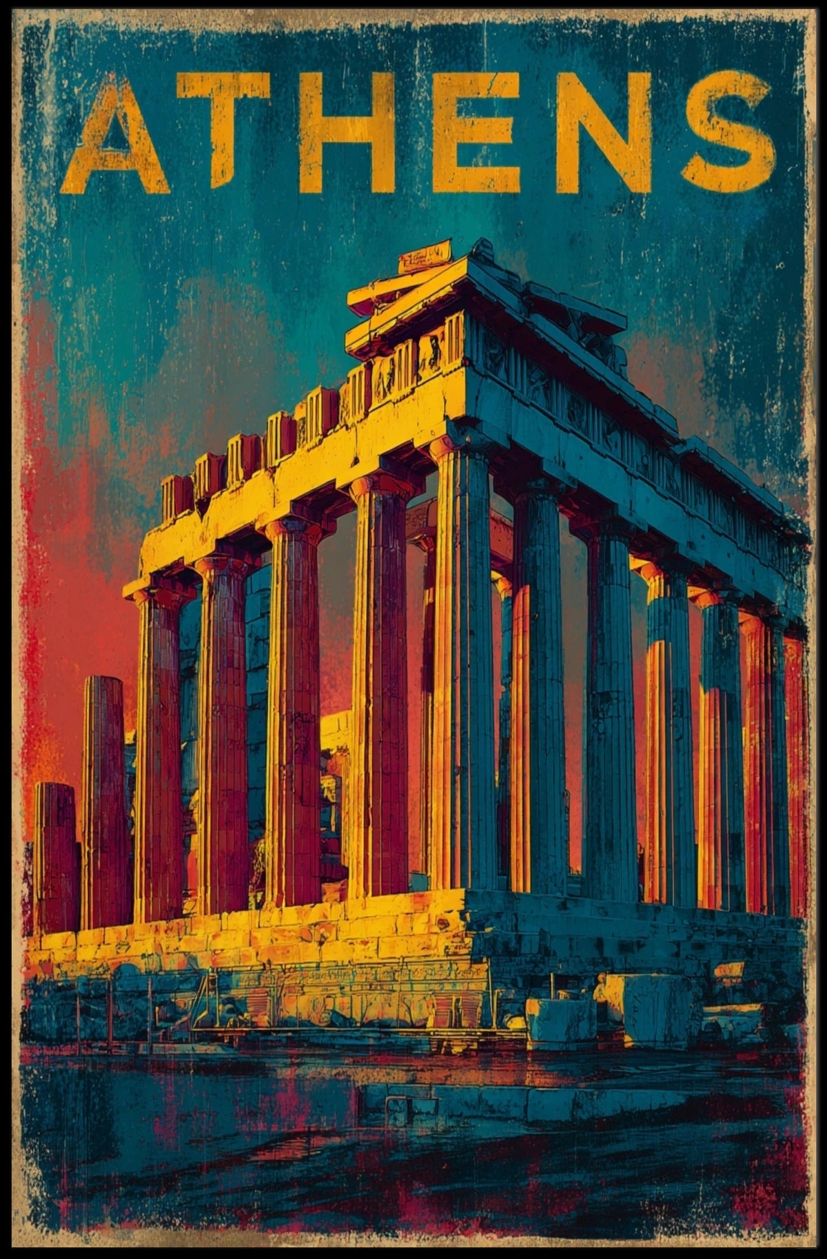 Athens The Parthenon Poster
