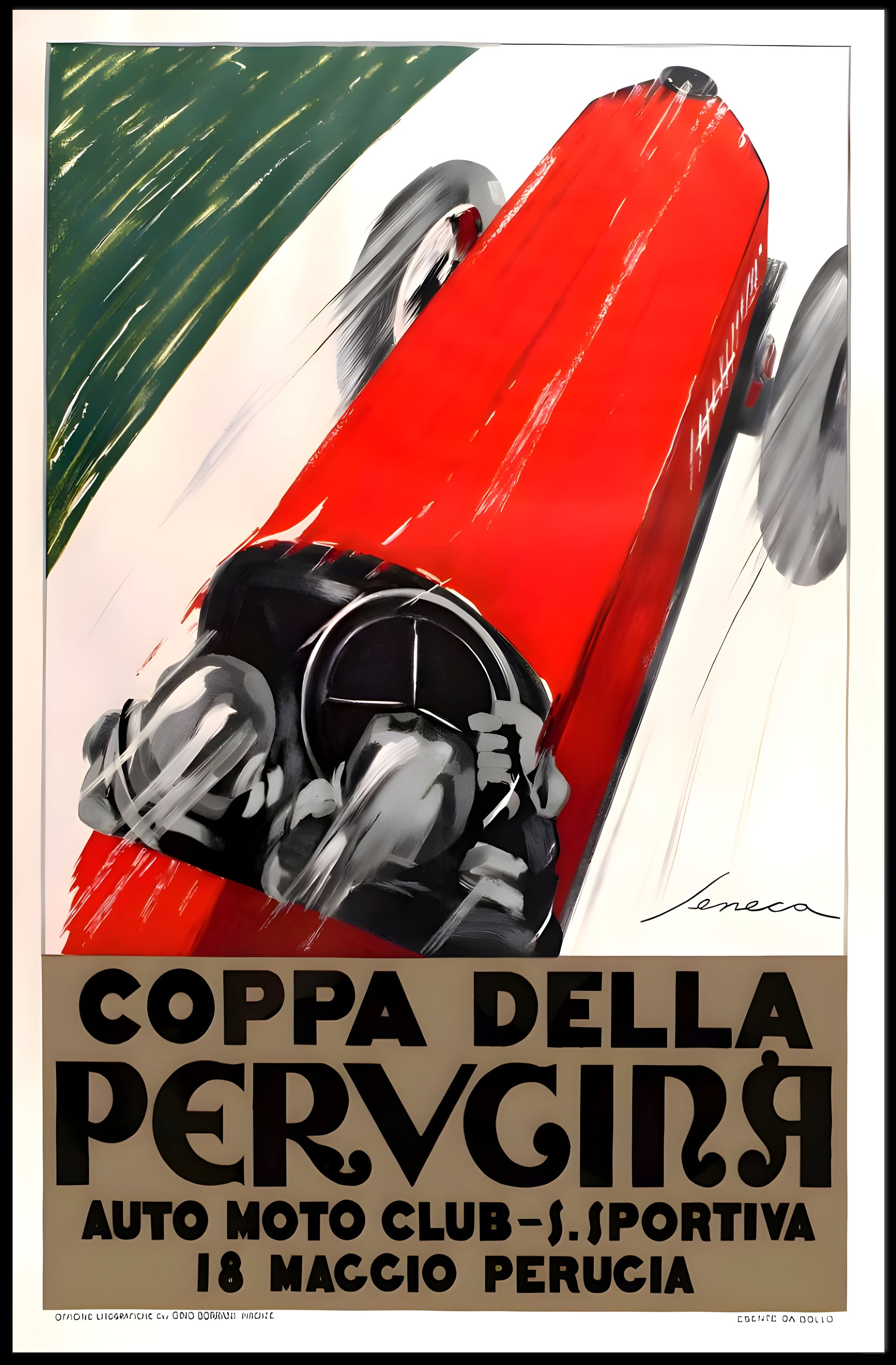 Coppa della Perugina Racing Poster