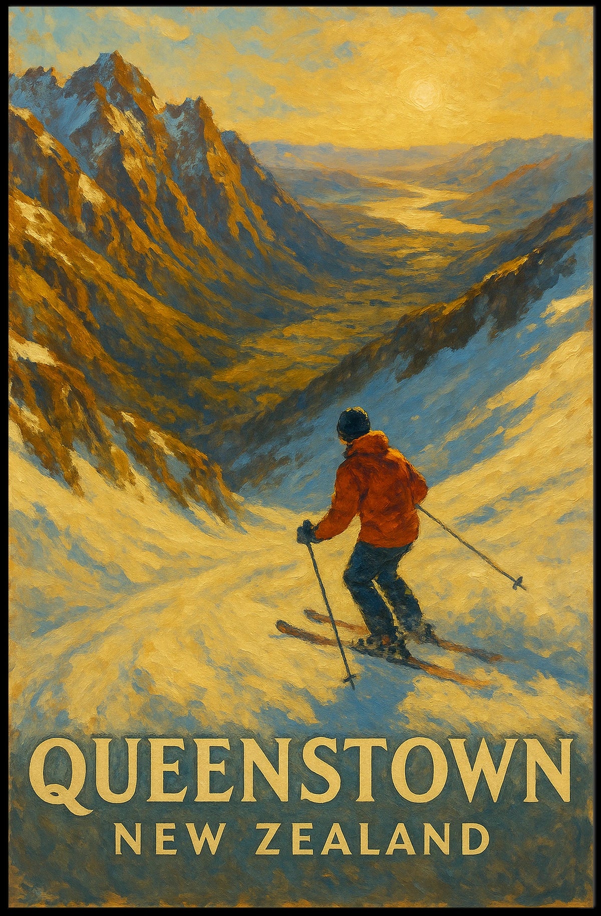Queenstown Adventure Poster