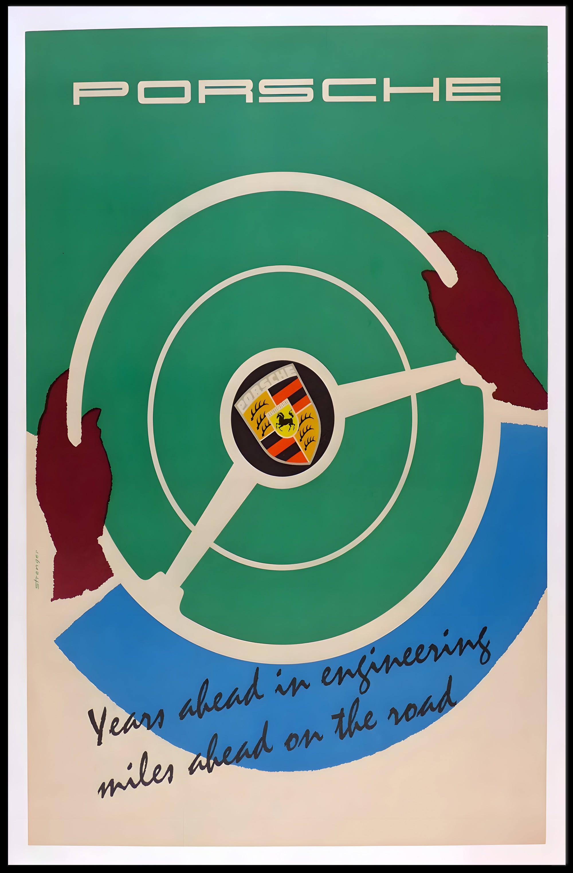 Porsche Engineering Excellence Poster