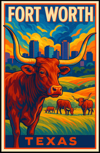 Fort Worth, Texas Poster
