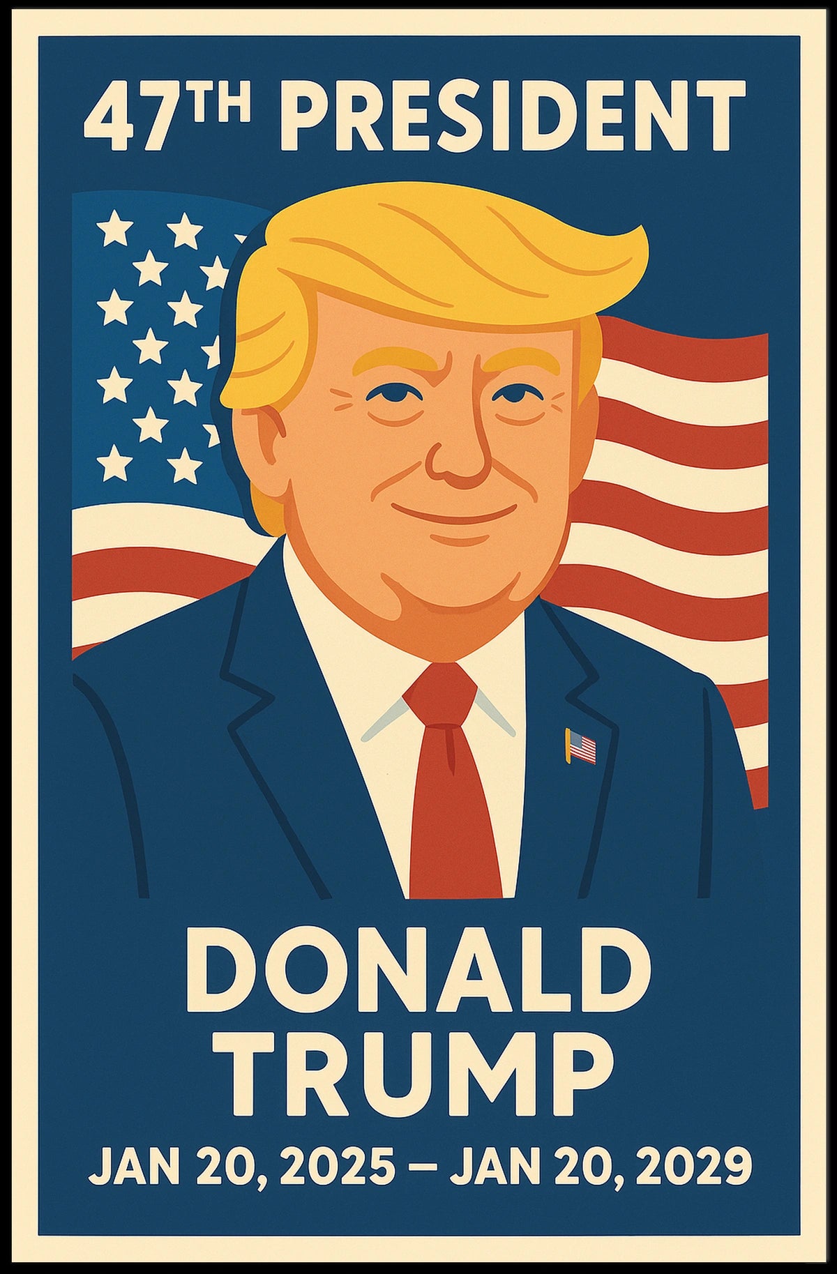 Donald Trump A New Era of Resolve Poster