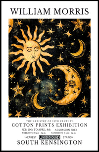 William Morris Cotton Prints Exhibition Poster