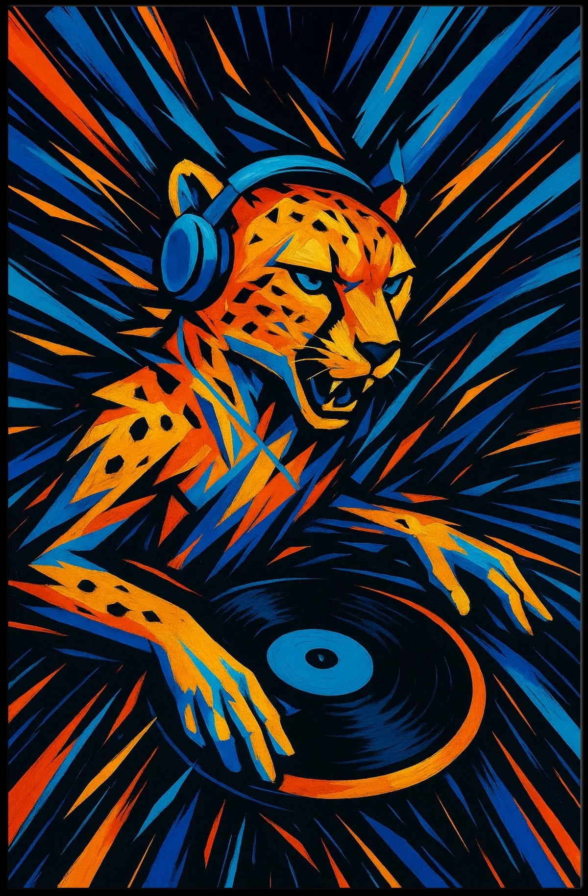 Dj Cheetah Groove Poster