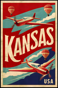 Kansas Aviation Adventure Poster