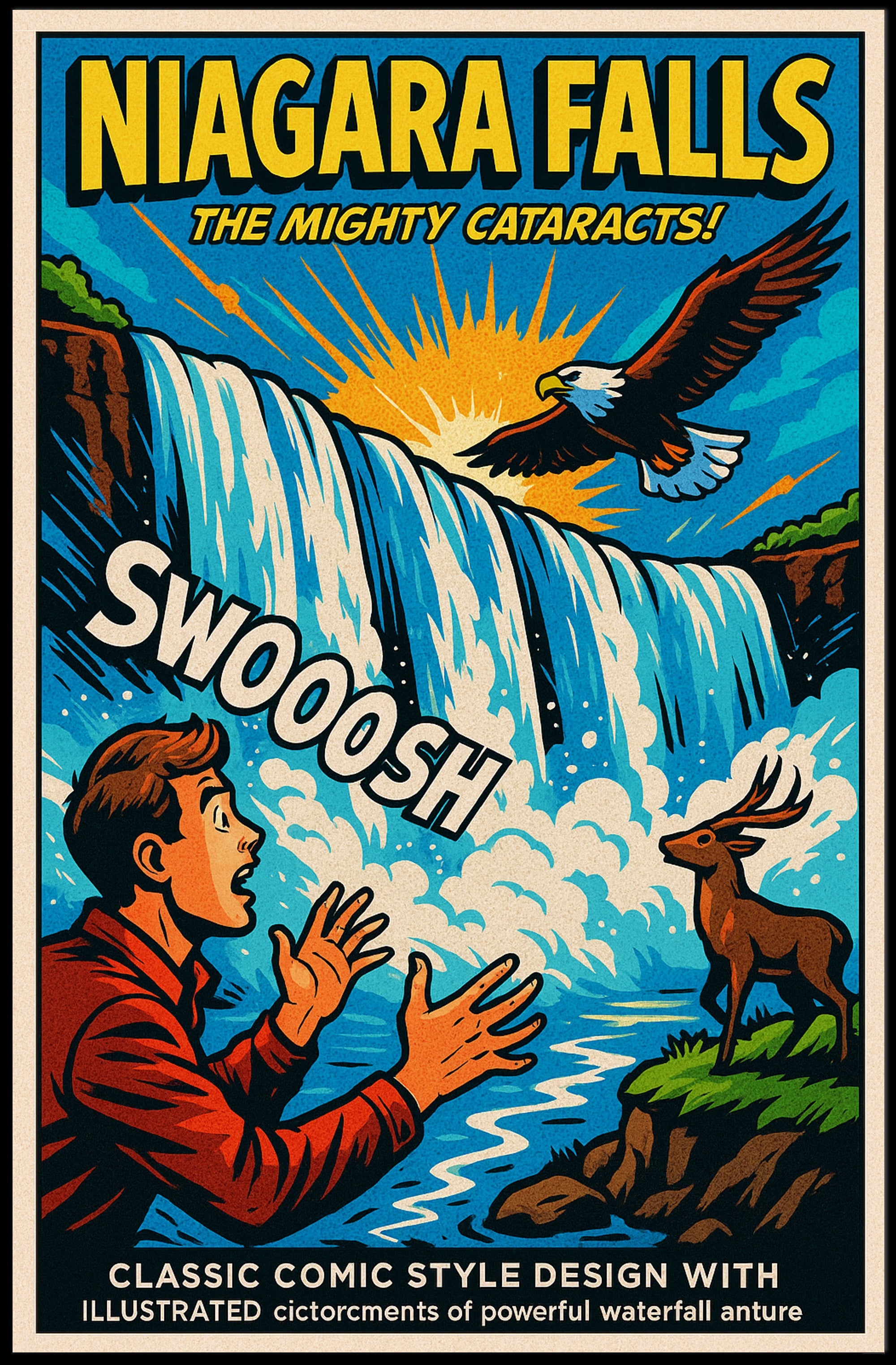 Niagara Falls The Mighty Cataracts Poster PosterGoat