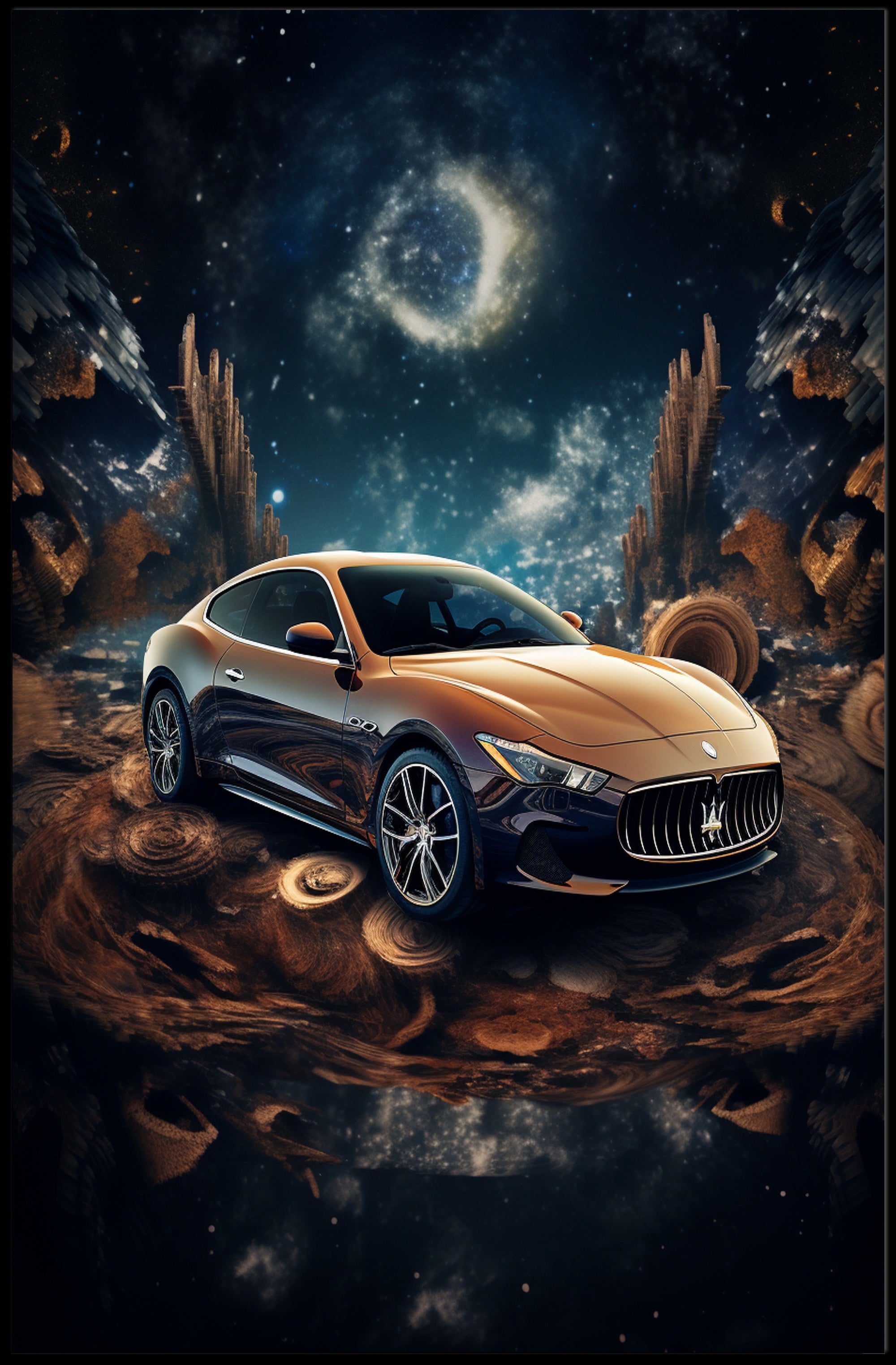 Celestial Drive Poster PosterGoat