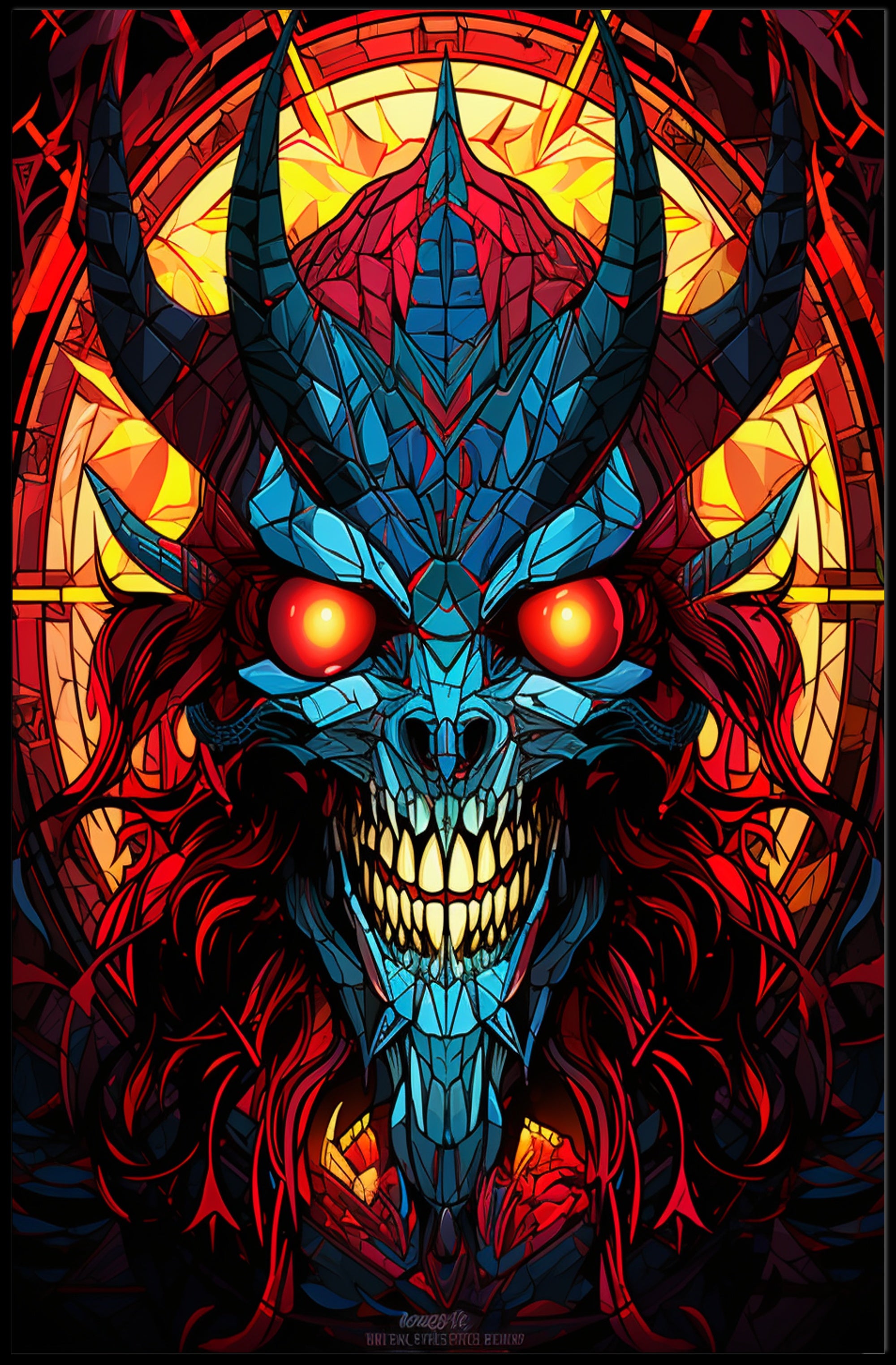 Infernal Visage Poster PosterGoat