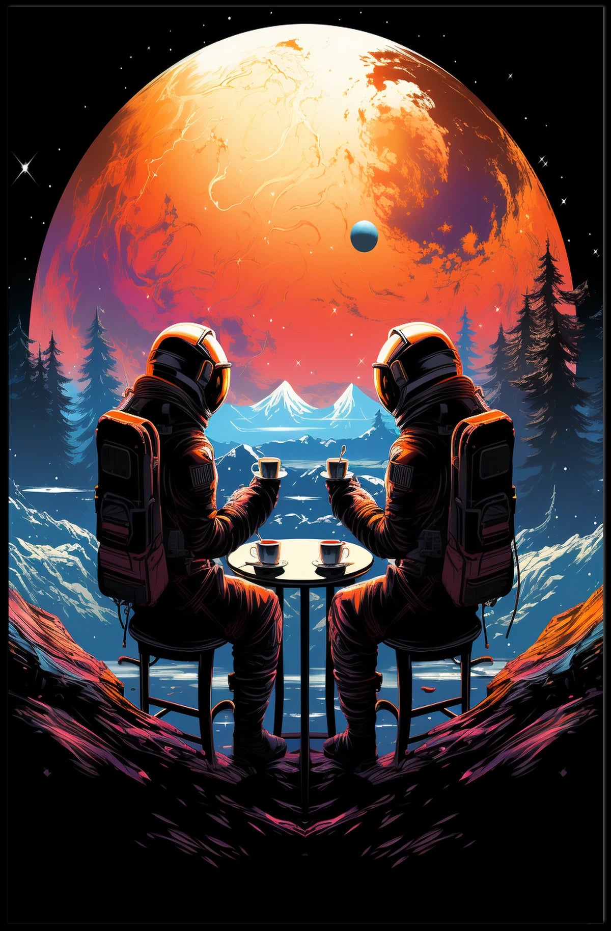 Cosmic Coffee Break Poster
