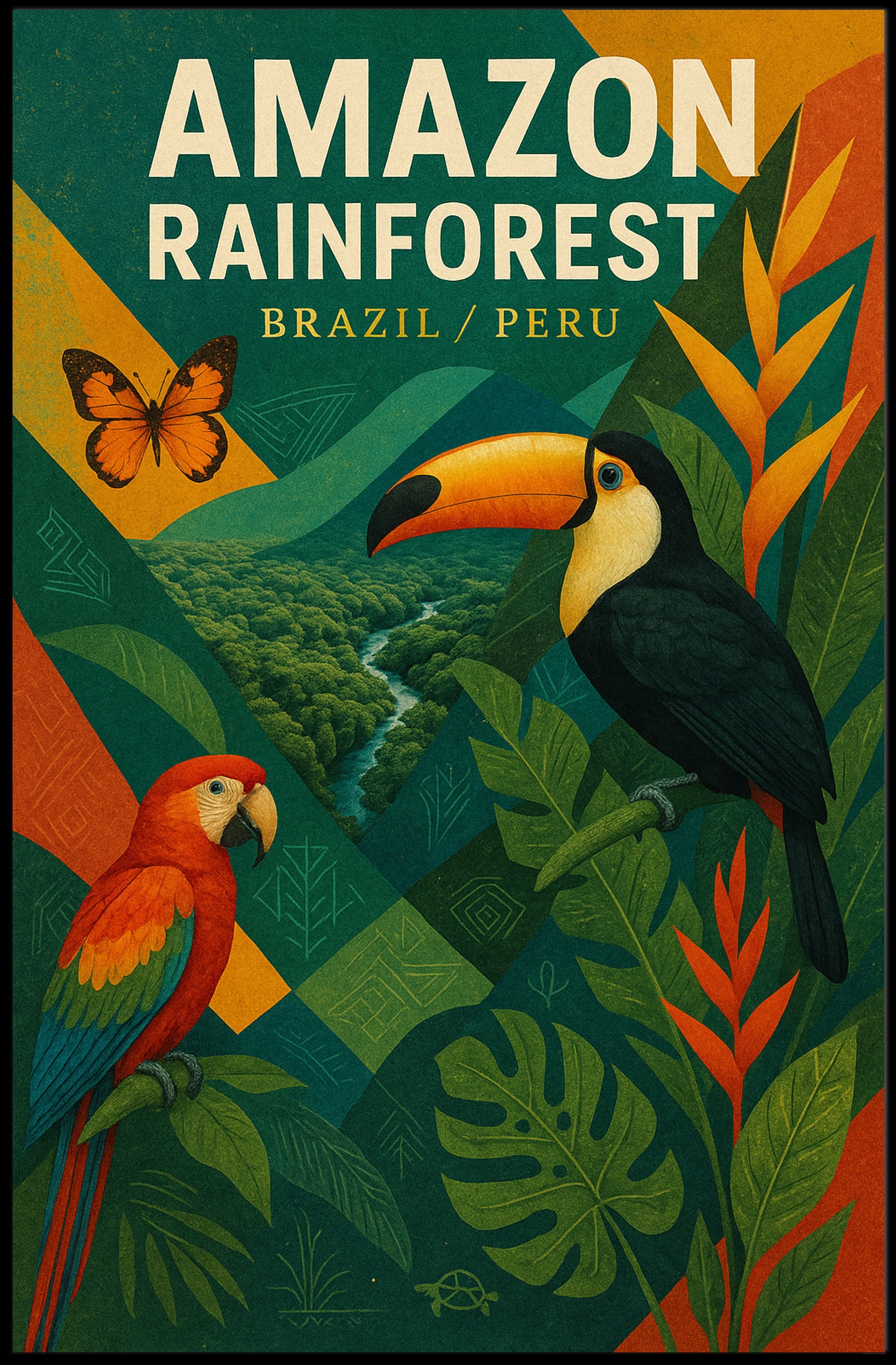Amazon Rainforest Poster PosterGoat