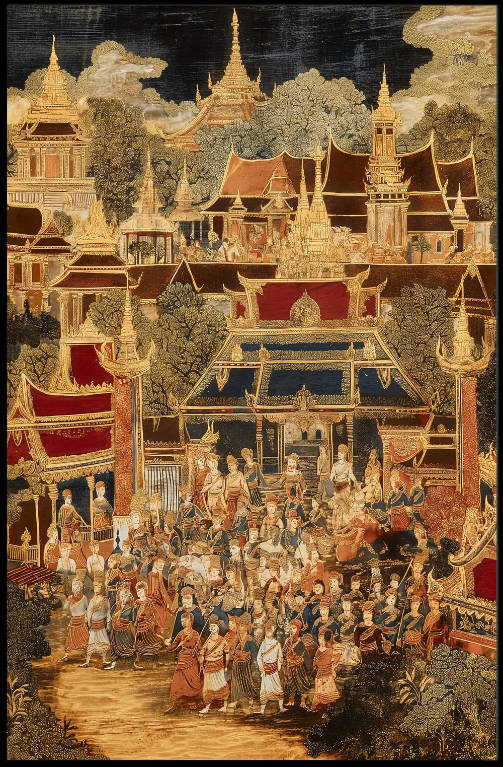 Abstract Nature Harmony Art Poster