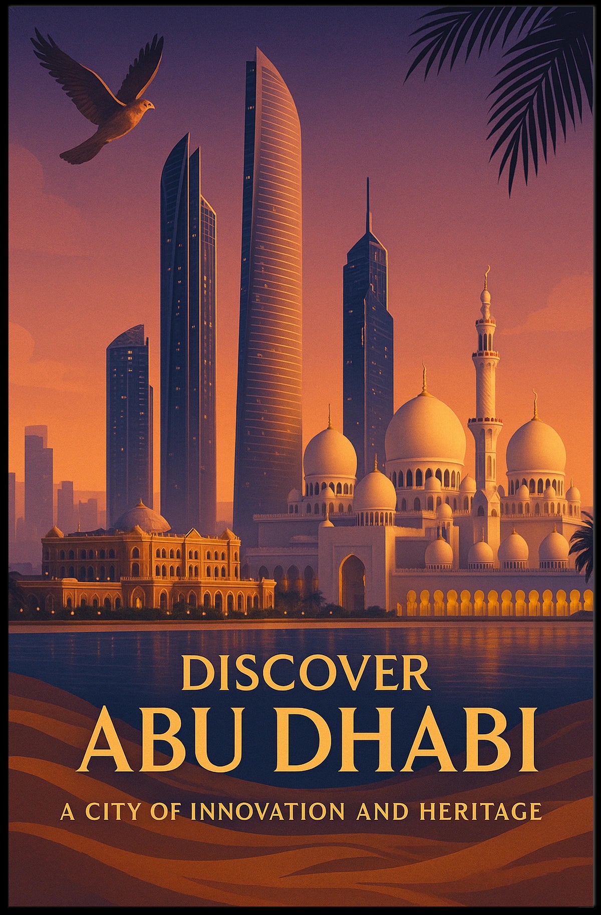 Discover Abu Dhabi Poster