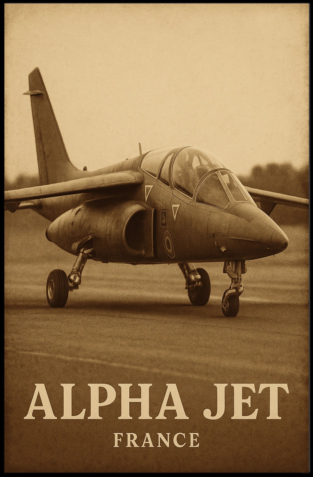 Alpha Jet France Poster