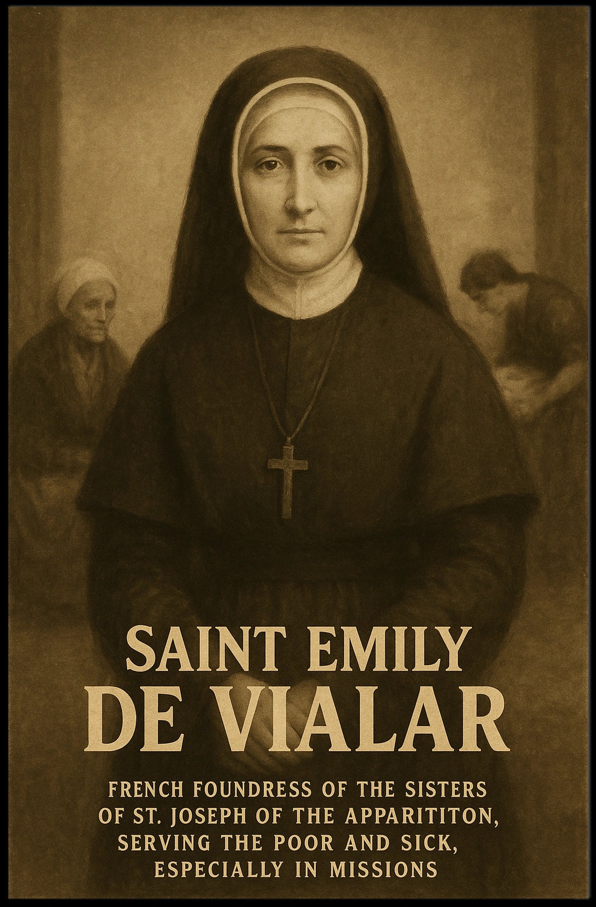 Saint Emily De Vialar Poster