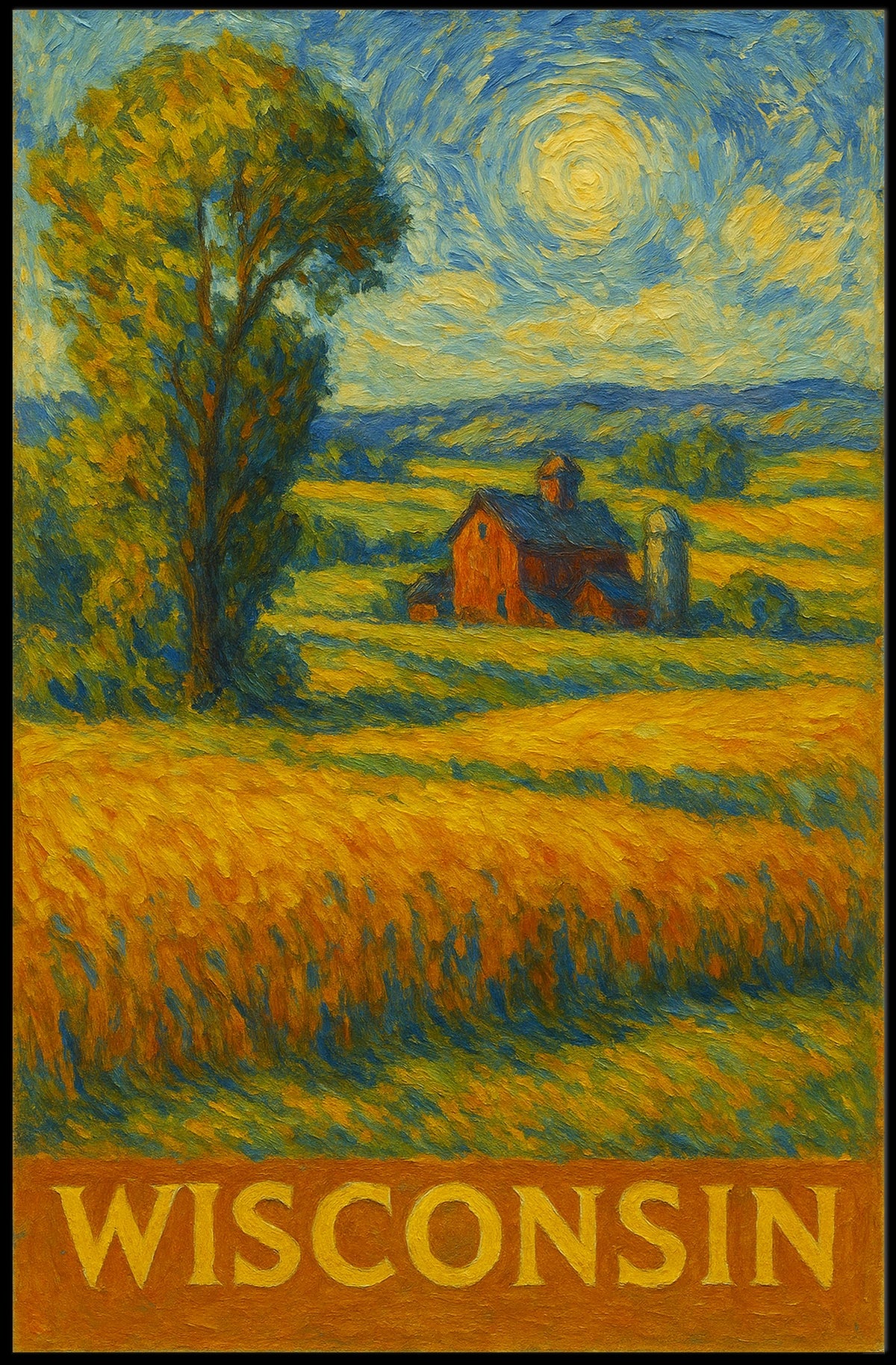 Wisconsin Landscape Poster