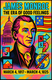 James Monroe The Era of Good Feelings Poster PosterGoat