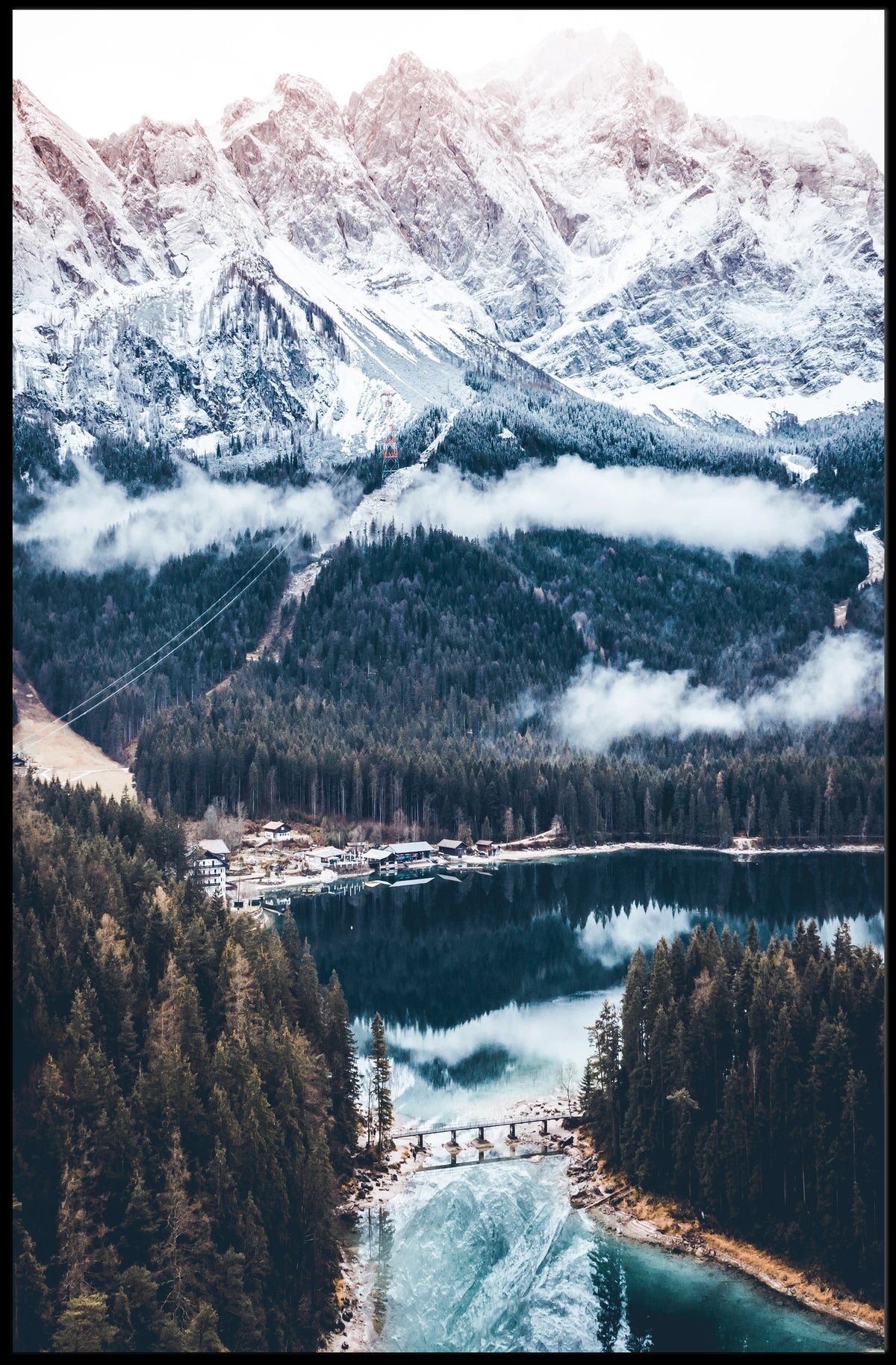 Majestic Mountain Landscape Poster