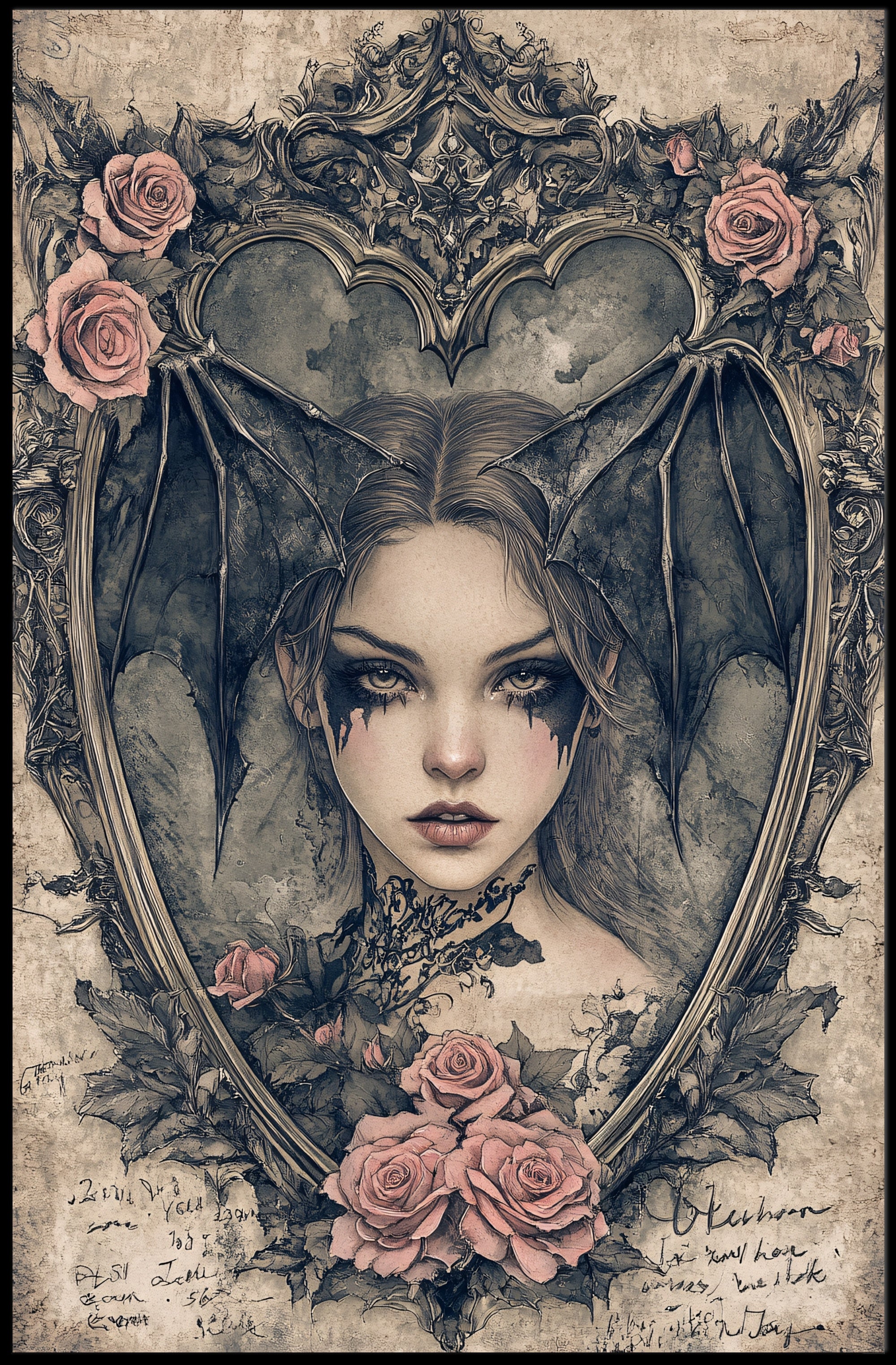 Gothic Elegance Poster