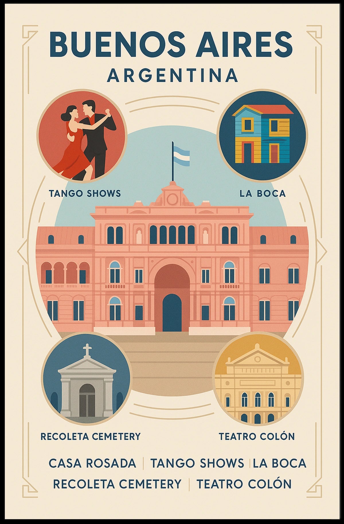 Discover Buenos Aires Poster