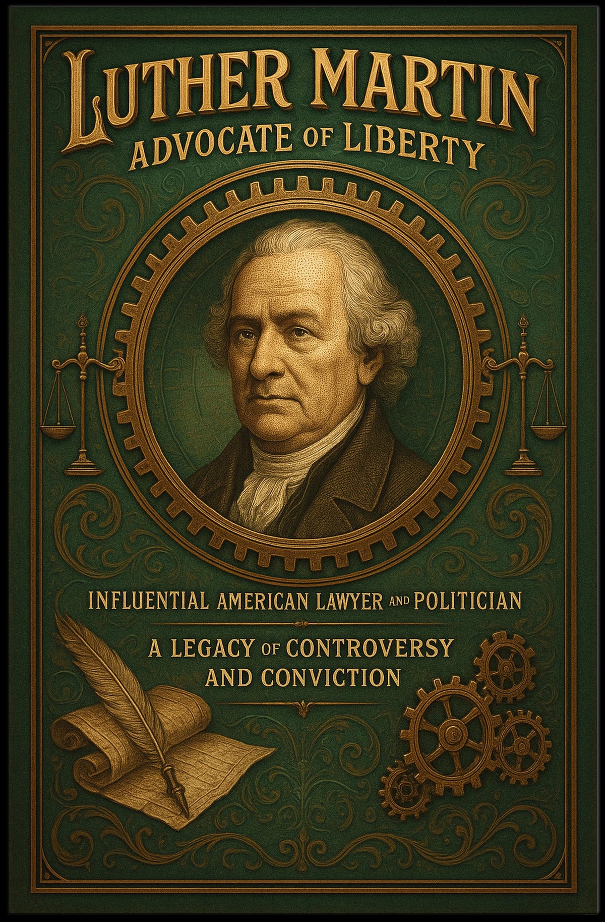 Luther Martin Advocate Of Liberty Poster