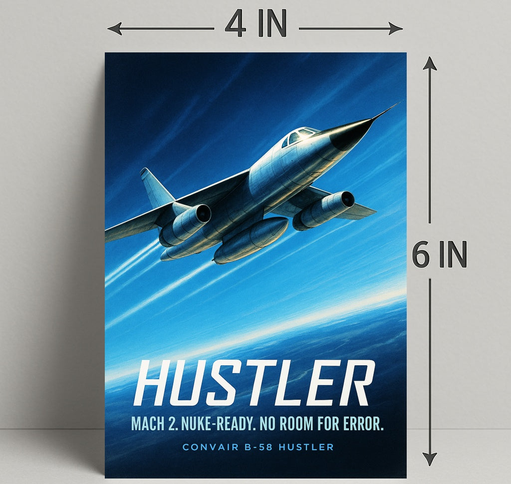 Convair B-58 Hustler Mach 2 Nuke-Ready Poster PosterGoat