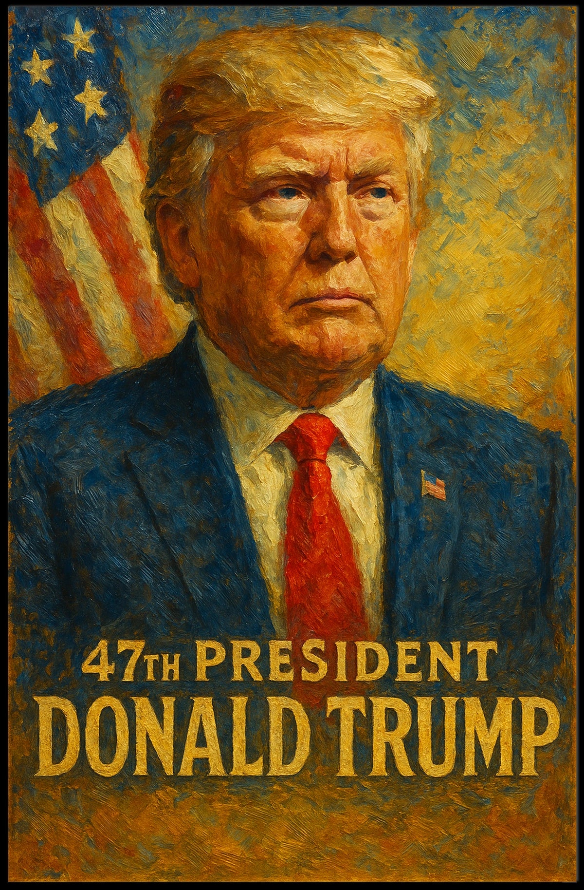 Donald Trump 47th President Poster