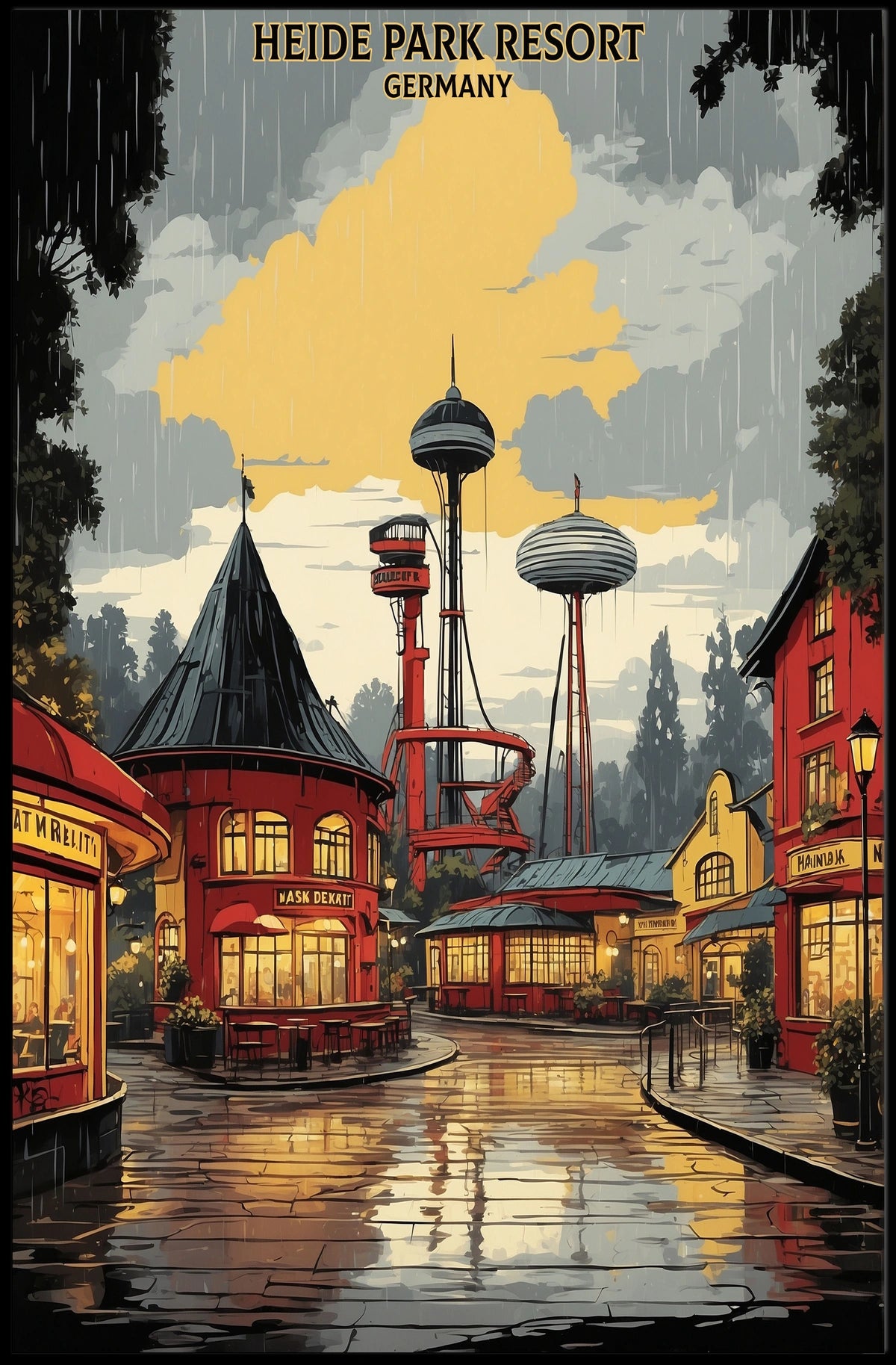 Heide Park Resort Germany Poster