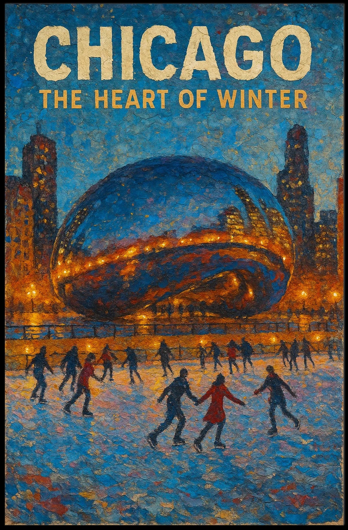 Chicago The Heart Of Winter Poster