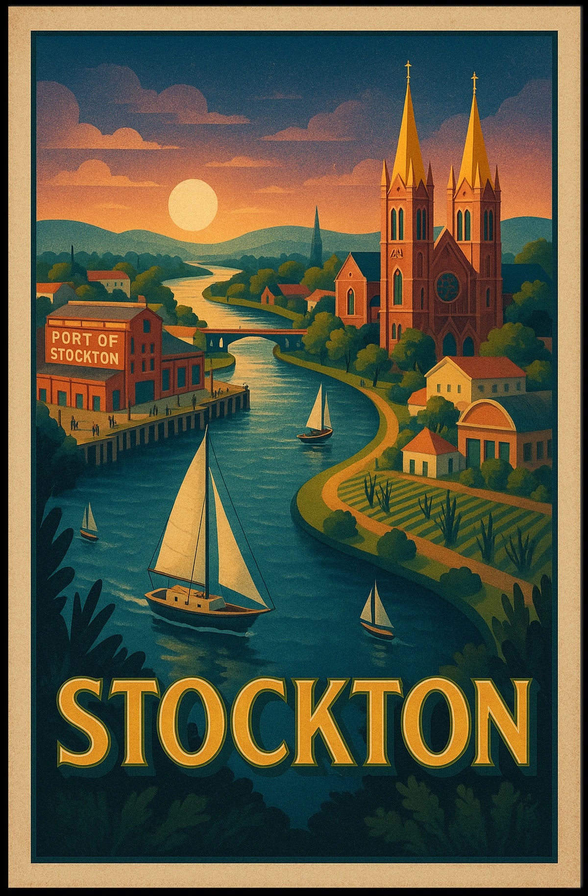 Stockton Scenic Poster