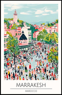Vibrant Marrakesh Poster PosterGoat