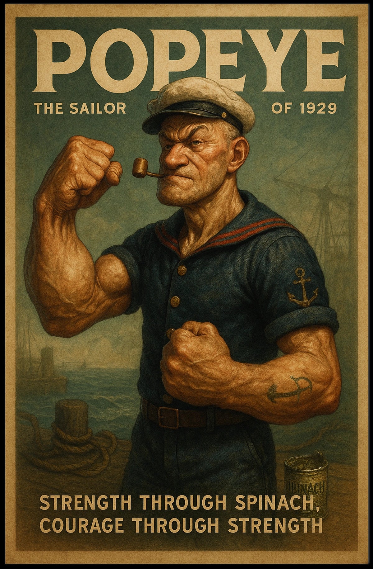 Popeye 1929 Art Poster POP-193