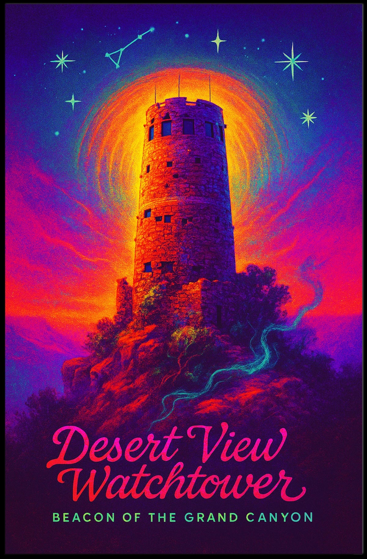Desert View Watchtower Beacon of the Grand Canyon Poster